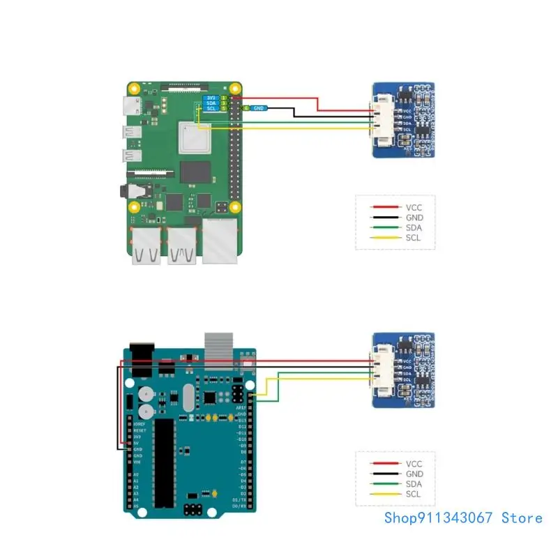 0.49inch OLED Display Module 64x32 Resolution I2C Communication Display Color OLED Module SSD1315 Driver Chip Drop shipping