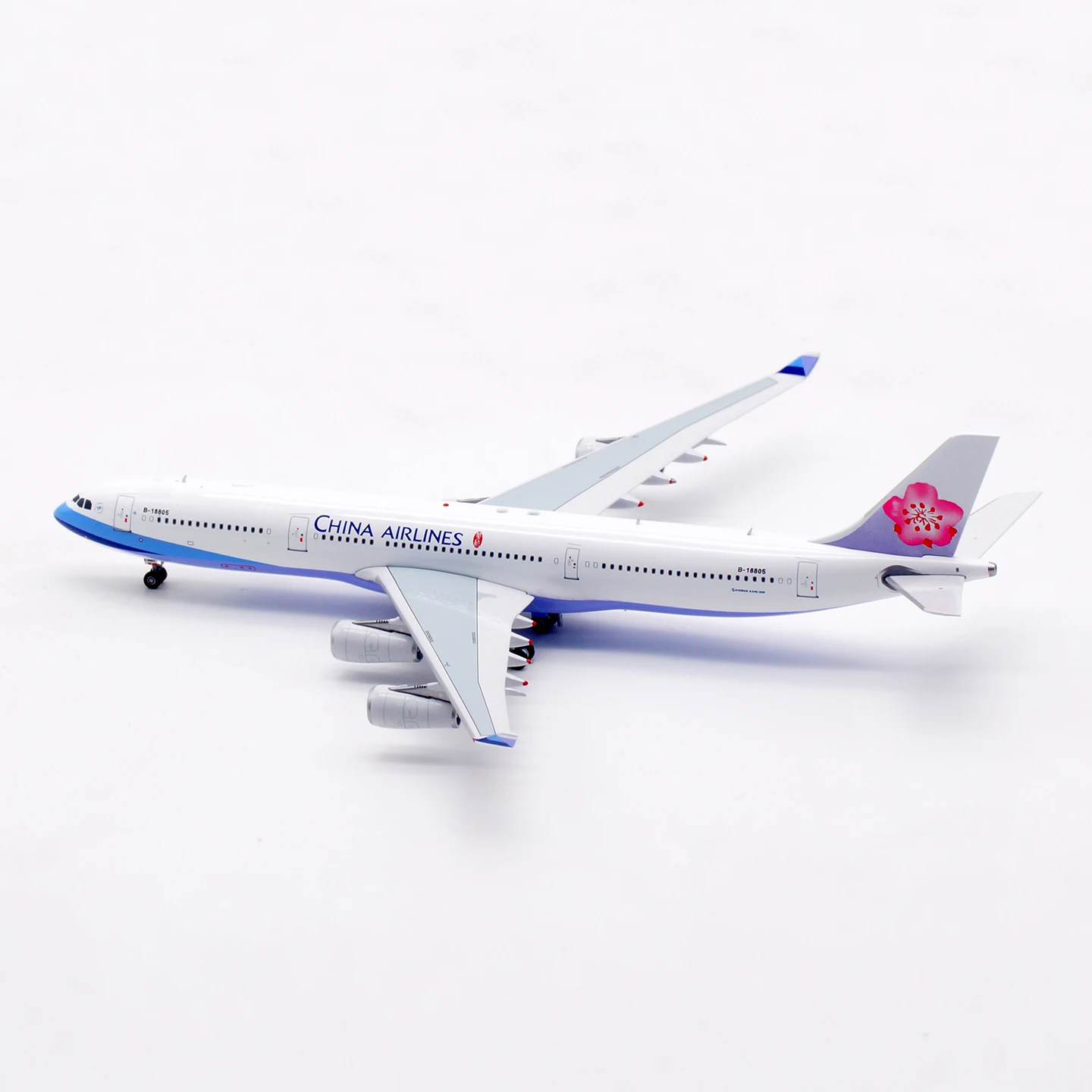 AV4323 سبيكة تحصيل طائرة هدية الطيران 1:400 الخطوط الجوية الصينية "SkyTeam" ايرباص A340-300 دييكاست طائرة نموذج B-18805 #5
