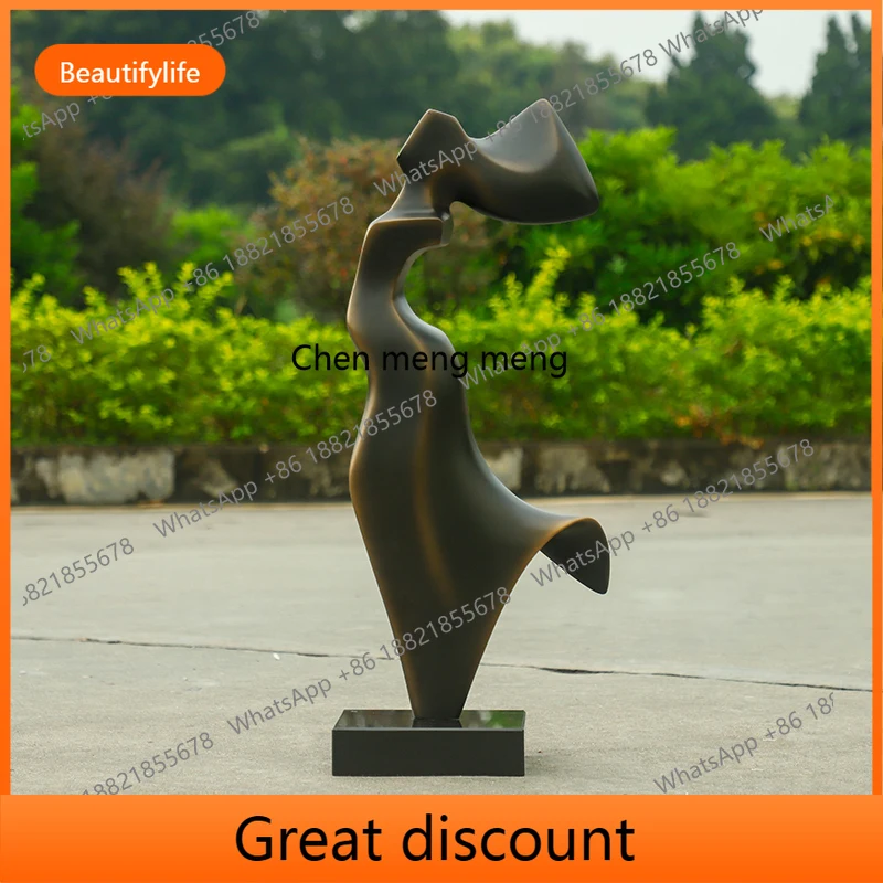 M02 Living room porch ornament office fiberglass sculpture hotel abstract art decoration