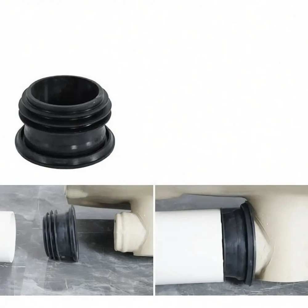 For For KG Rubber Sealing Ring Squat Toilet Flange Sewer Connector Anti Odor Leakproof Bathroom Drainage Pipe Gasket