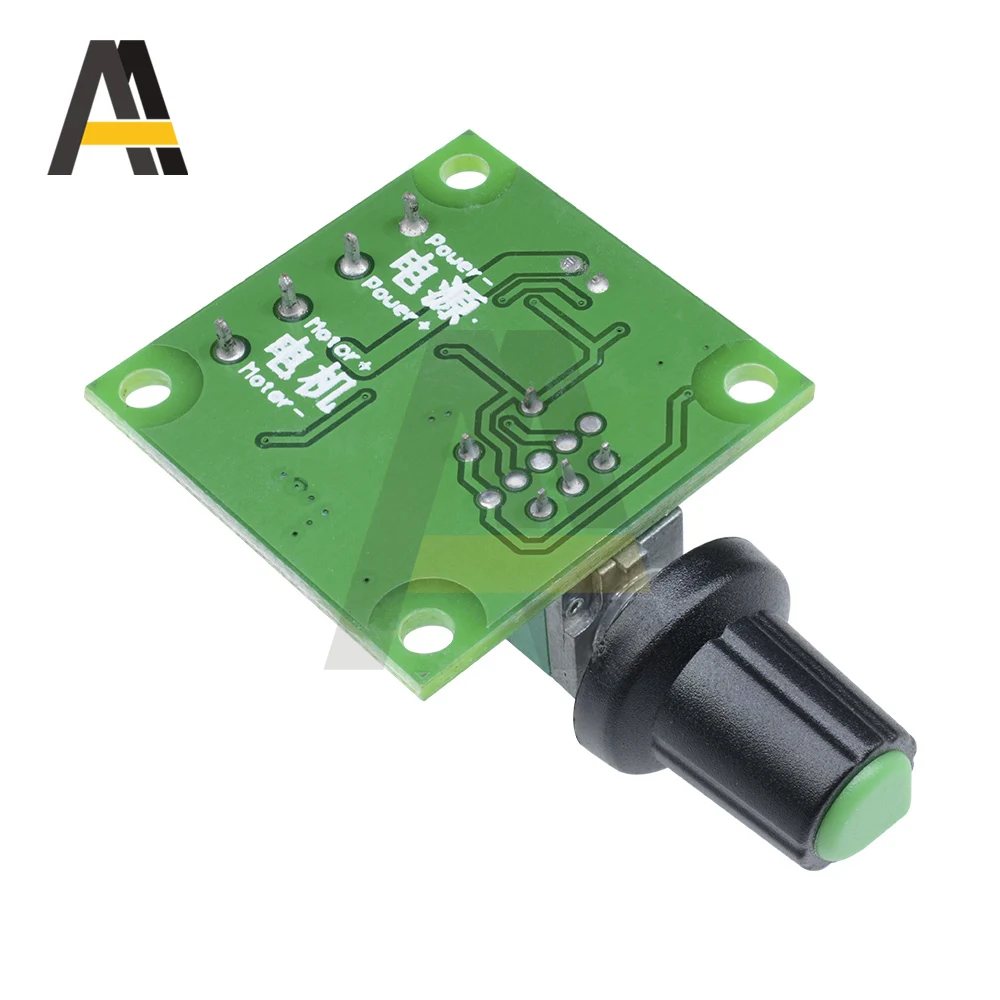 Velocidad del motor de CC PWM ​ ​ Regulador 1,8 V 3V 5V 6V 12V 2A 1803BK PWM Controlador de velocidad del motor Interruptor regulador de velocidad del motor de bajo voltaje