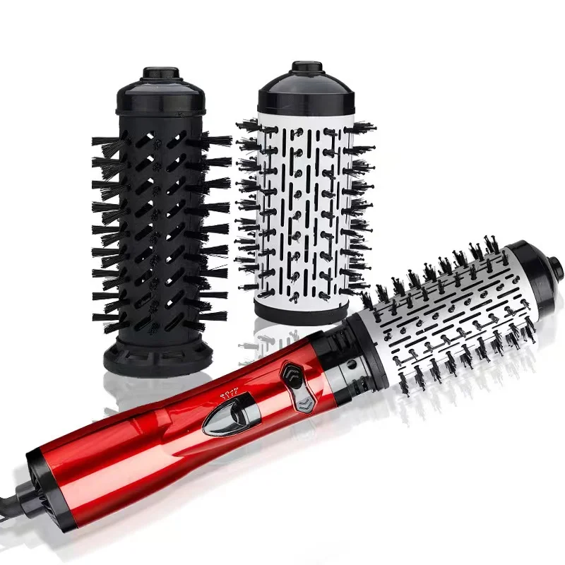 Electric Heating Comb Hair Straightener Hot Comb Multifunctional Brush Air Hair Straightener Brush  360 Automatic Rotating Comb