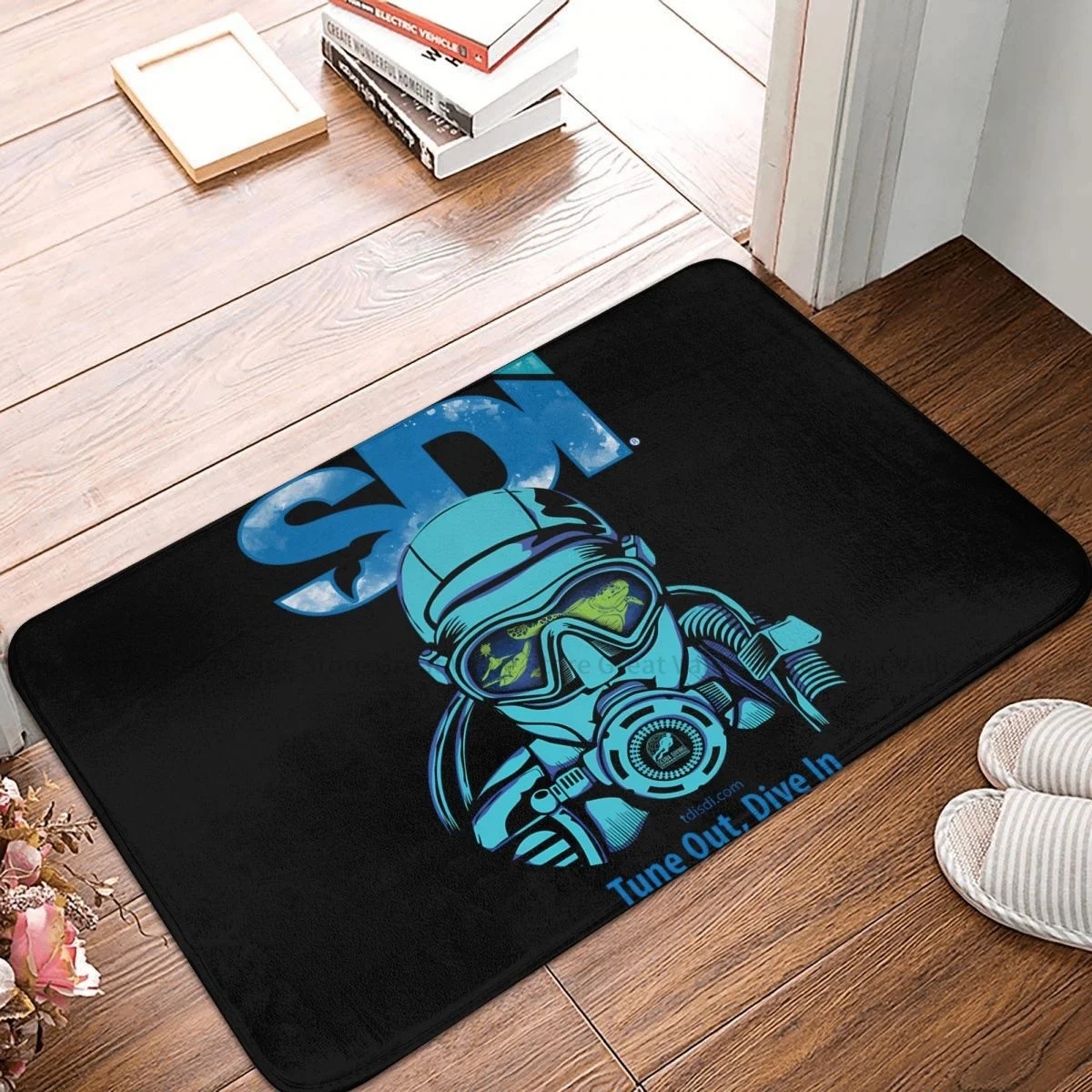 Diving Dive Non-slip Doormat Scuba Diving International SDI Living Room Kitchen Mat Prayer Carpet Home Modern Decor