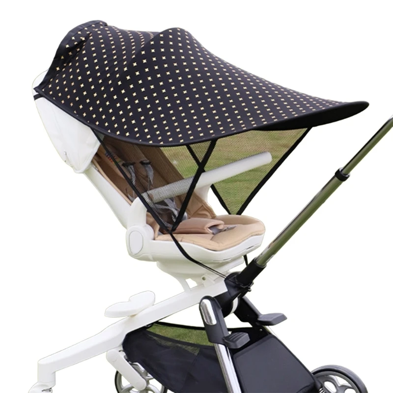 Abris solaires respirants pour poussette bébé, protection confortable, couverture pratique, protège lumière du