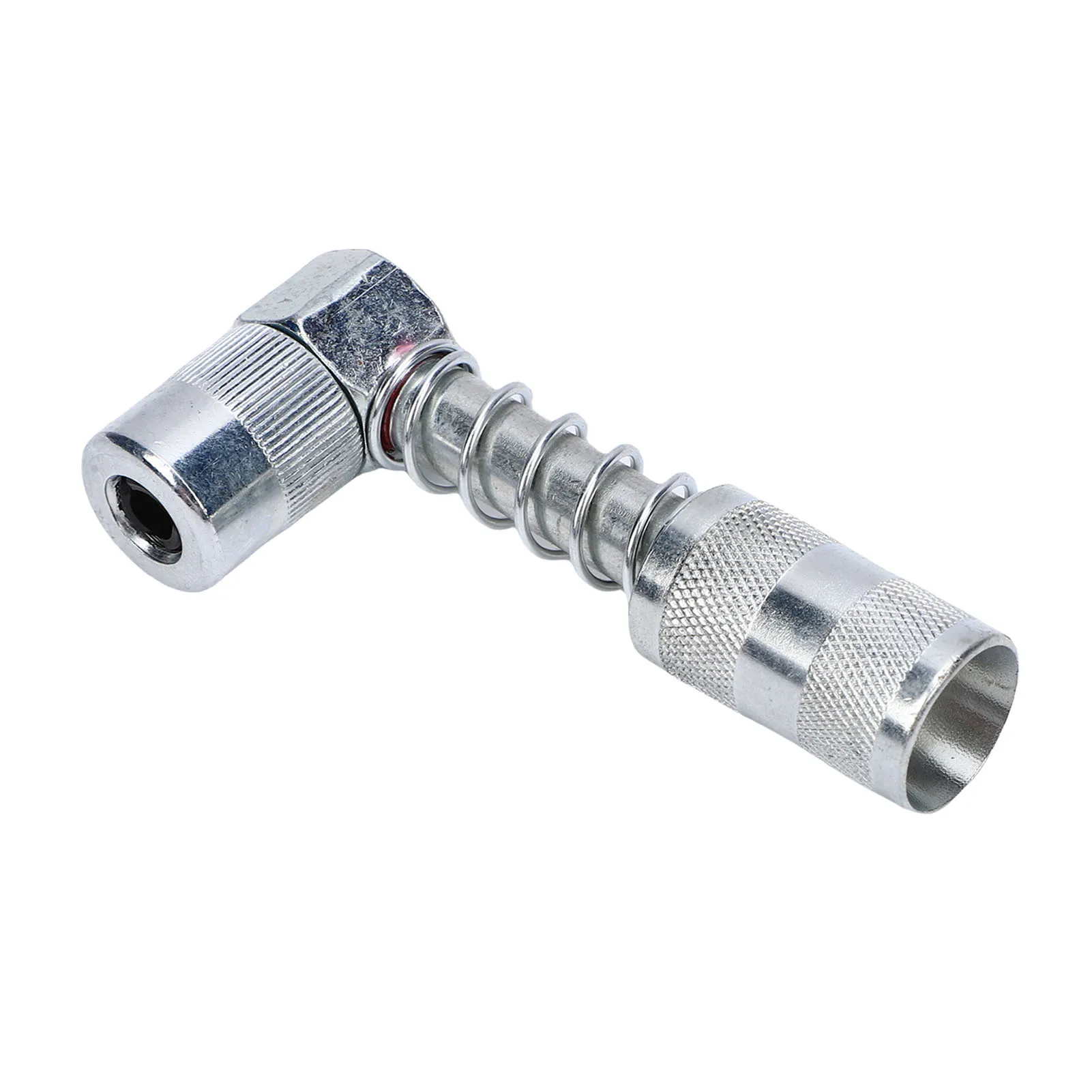 90 ° Grease Gun Coupler Adapter Right Angle Fitting High Pressure Nozzle Tip Manual Small Portable Extendable Lubrication Tool