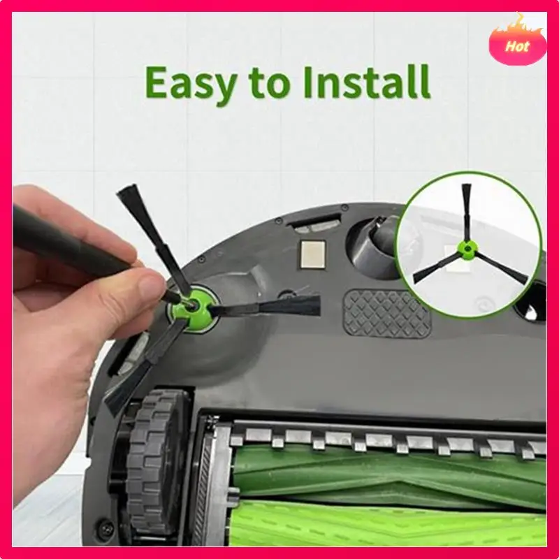 AD-para Irobot Roomba Combo 10 Max Robot aspirador Cepillo Lateral principal filtro HEPA fregona bolsa de polvo almohadilla accesorios Ultra duraderos