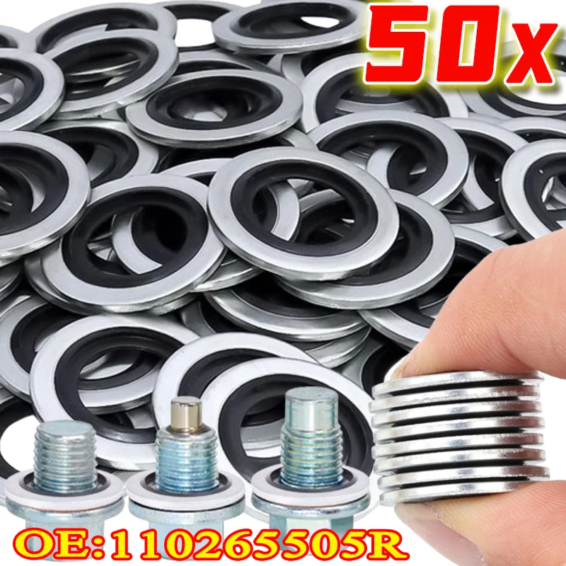 Kfz-Ölablassschraube, Dichtung, Dichtung, Hochdruck, ölbeständig, Gummi, Metall, Dichtungsring, Ventil, hydraulische Verbindung, Autoteile