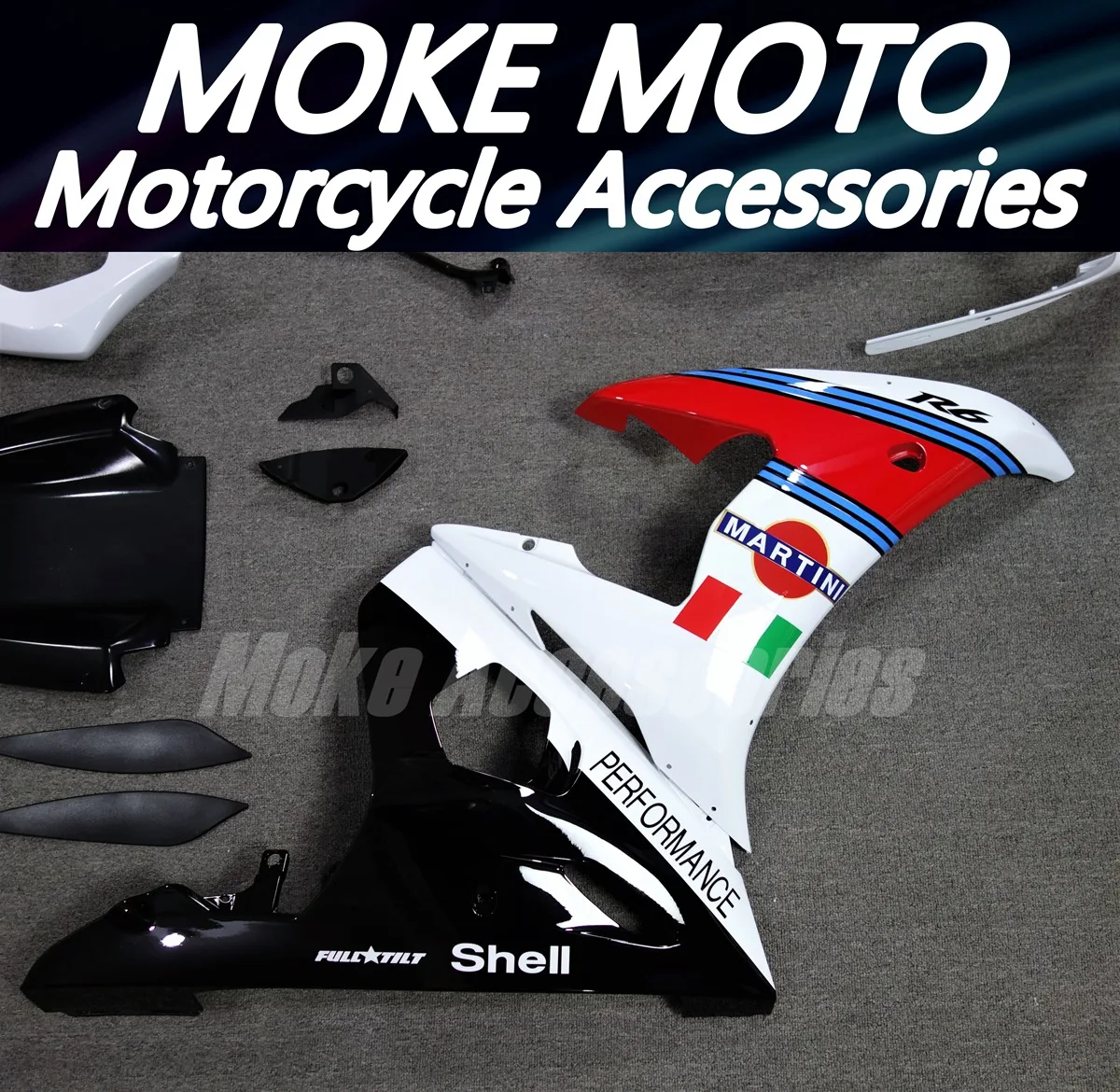 Motorcycle Fairings Kit Fit For Yzf R6 2003 2004 2005 Bodywork Set High Quality Abs Injection Black White