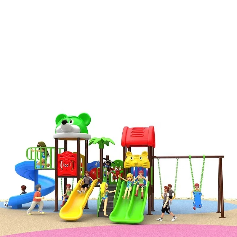 Outdoor Children Playground Equipment Kids Plastic Indoor Space Theme Metal Playground Slide