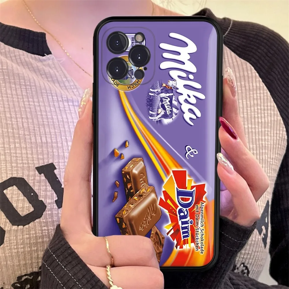 Chocolate Milka Box Phone Case Silicone Soft for iphone 15 14 13 12 11 Pro Mini XS MAX 8 7 6 Plus X XS XR Cover