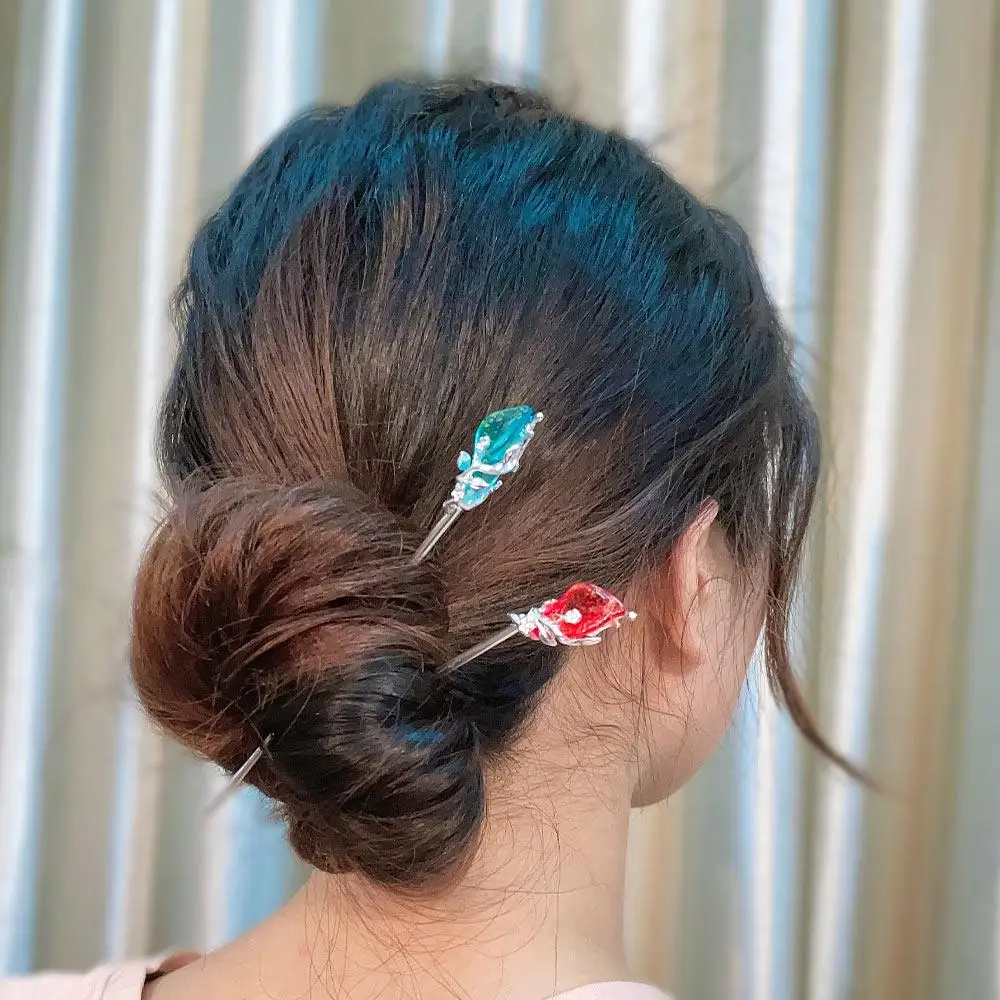 

Hair Accessories Headwear Metal Vintage Chinese Style Classic Hair Fork Hair Stick Metal Hairpin Hair Chopsticks