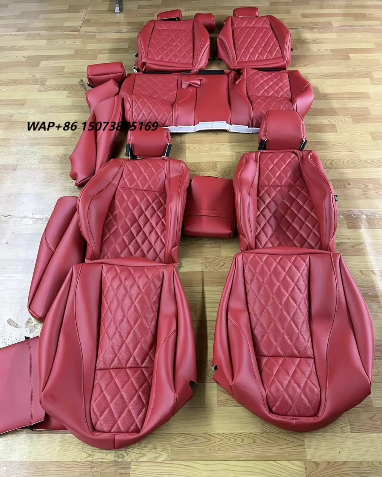 For W447 Vito V-Class Upgrade High-Quality Seats Nappa Leather Covers Custom Quilted Luxury Upgrade Accessories
