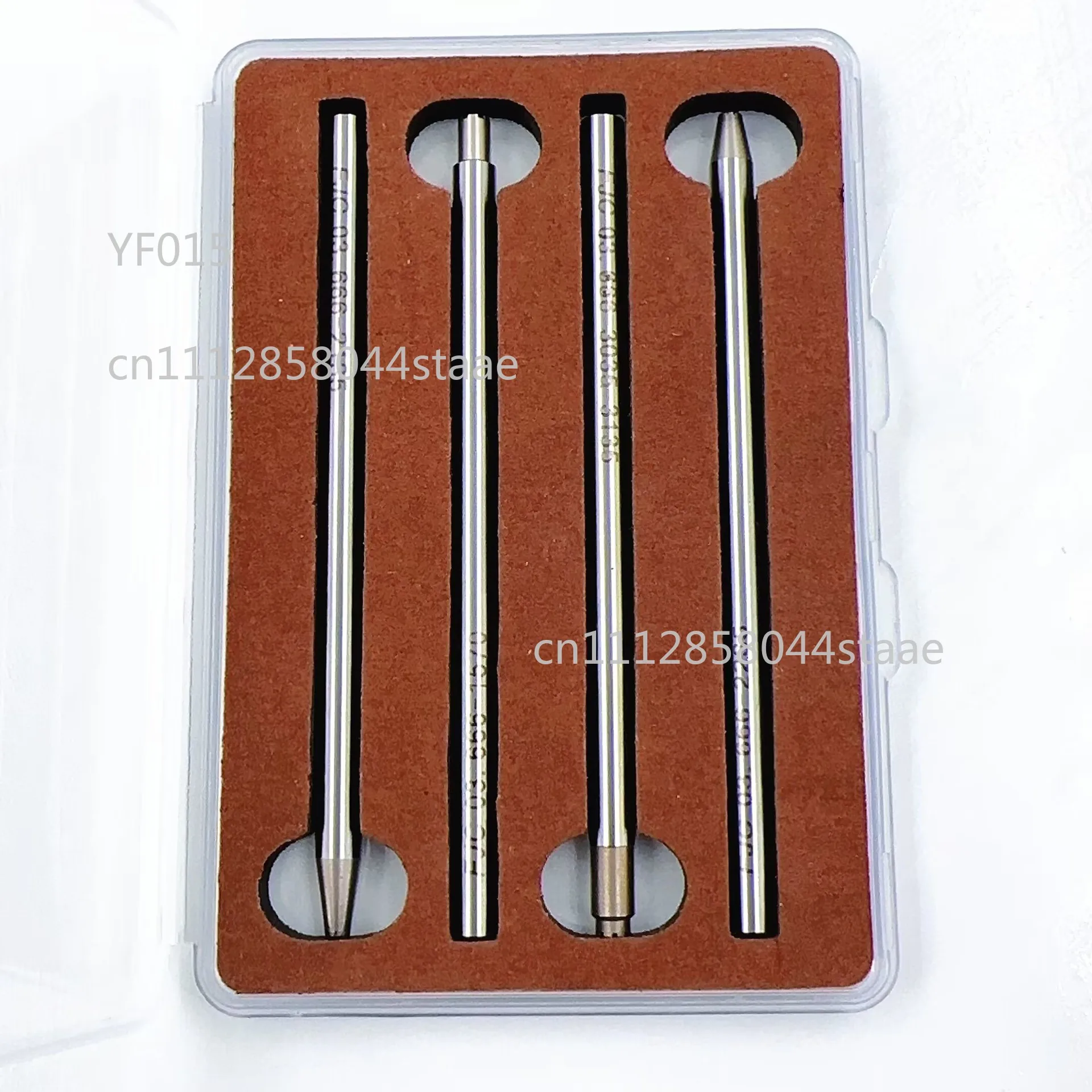 Balance Staff Punch Set With Plastic Storage Case Watch Movement Repair Punch Tool For Multiple Watch Movement Maintenance