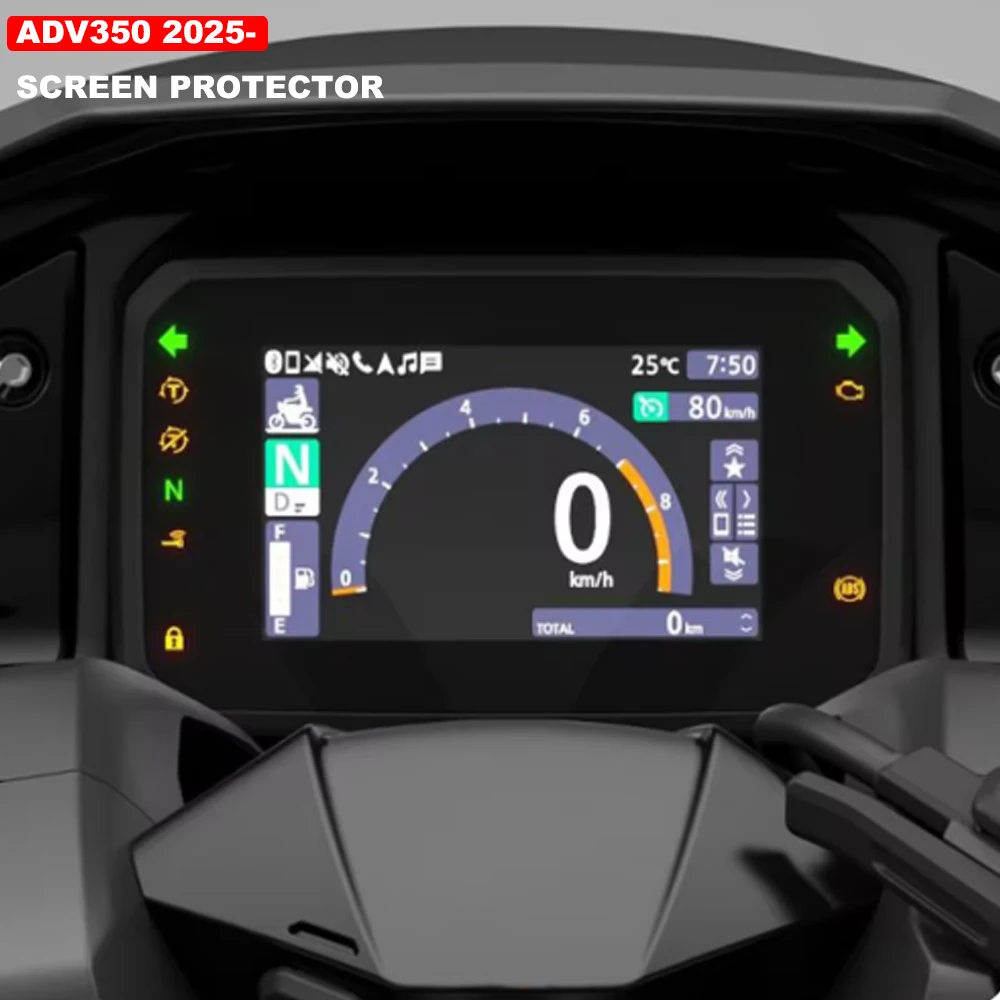 

For Honda ADV350 2025 Motorcycle TPU Instrument Film Accessories ADV 350 LCD TFT Screen Scratch-Resistant Protect Film