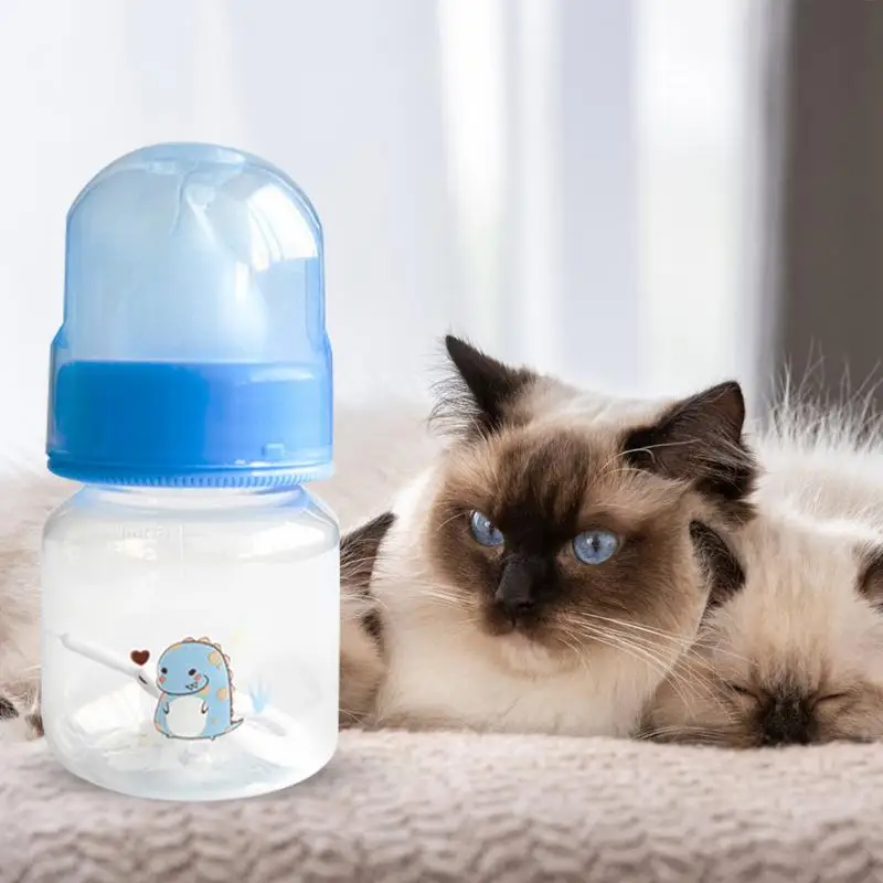 Puppy Bursing Bottles Kitten Bottles mangiatoia per il latte mangiatoia per gattini capezzolo in Silicone Kit per l'alimentazione della bottiglia per gattini Dispenser per il latte Pet