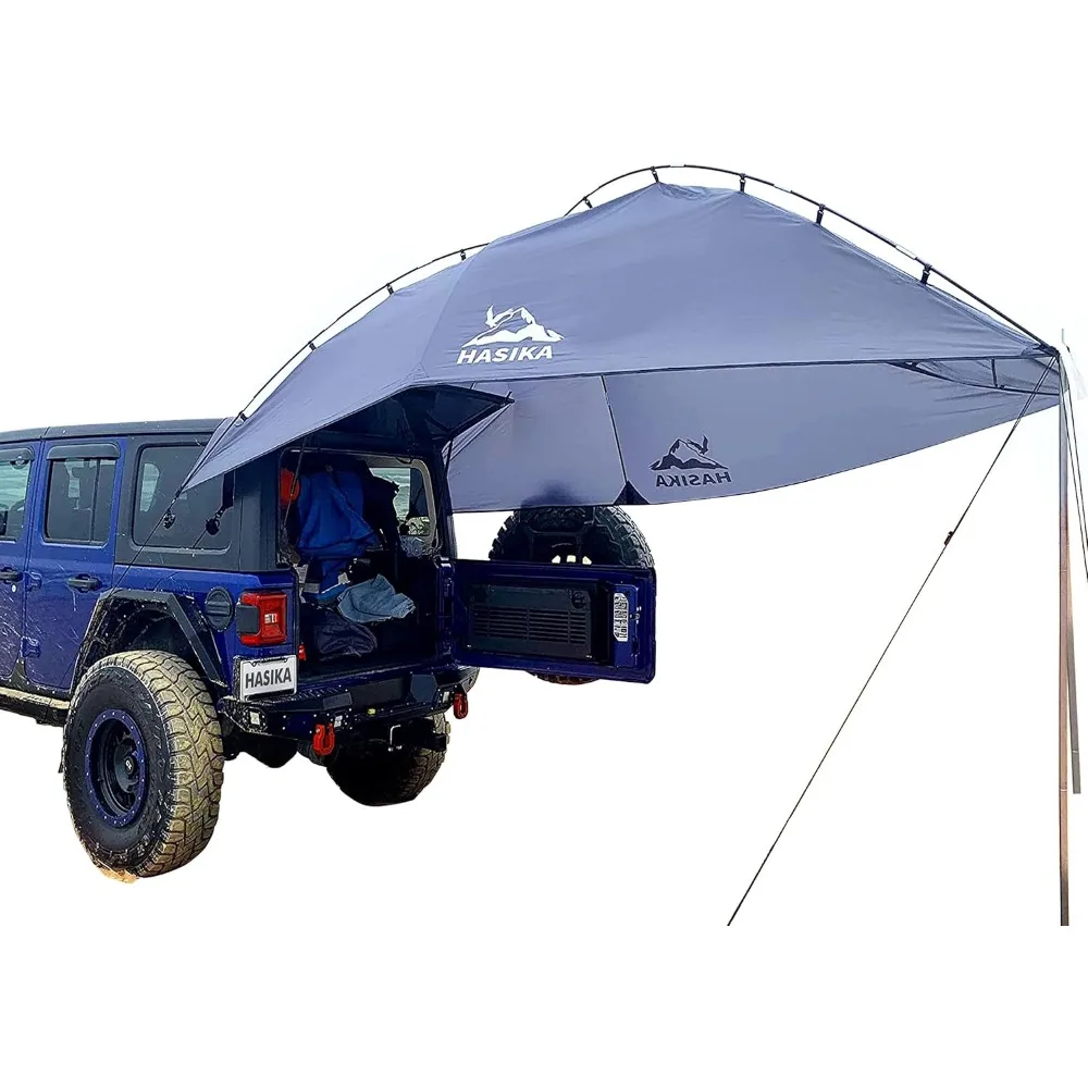 

Versatility Camping Tent for Truck Bed,SUV RVing, Van,Trailer and Overlanding Portable Teardrop Awning Canopy Tear Resistant Tar