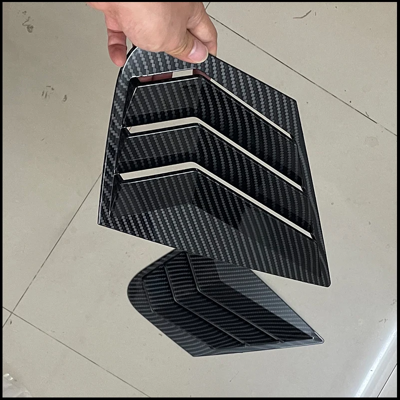 

Car Styling For Kia Optima 2011-2019 K5 Sedan Rear Window Shutter Louver Vent Cover Trim Decorative Frame Auto Parts Accessories