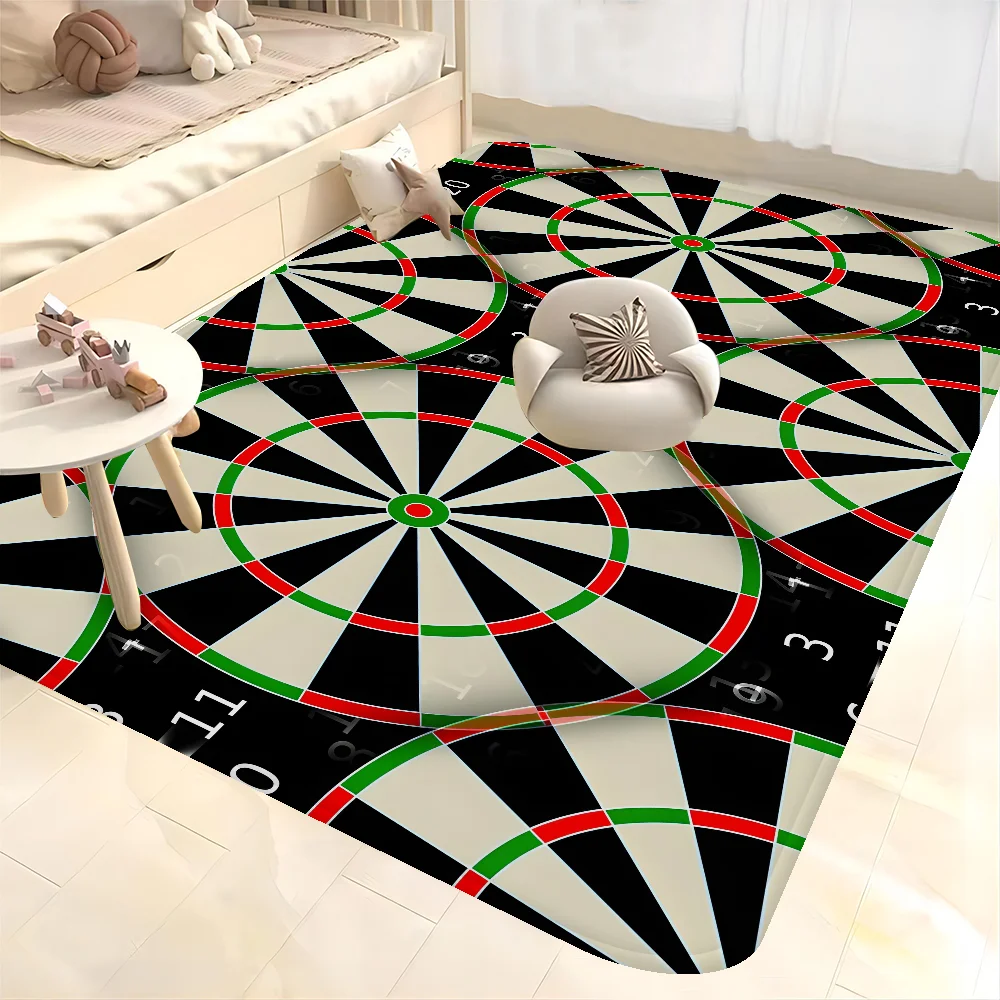 DARTS Dart Board Arrow Floor Mat INS Style Soft Bedroom Floor House Laundry Room Mat Anti-skid Household Carpets