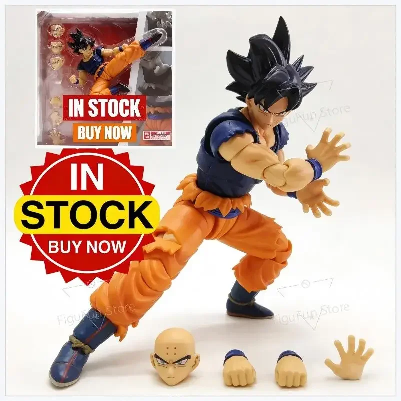 

IN STOCK HOT NEW Dragon Ball Super Son Goku Migatte No Goku Kizashi Action Figure Movable Joints Anime Collection Model Toy