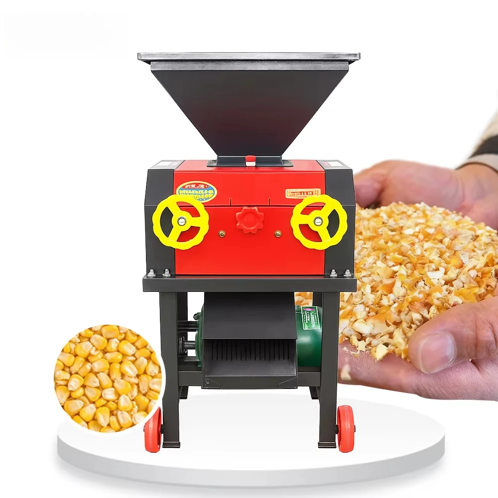 Corn Breaking Machine Corn Crusher for Feed Processing Efficient Maize Cracker for Poultry and Livestock Farm Use