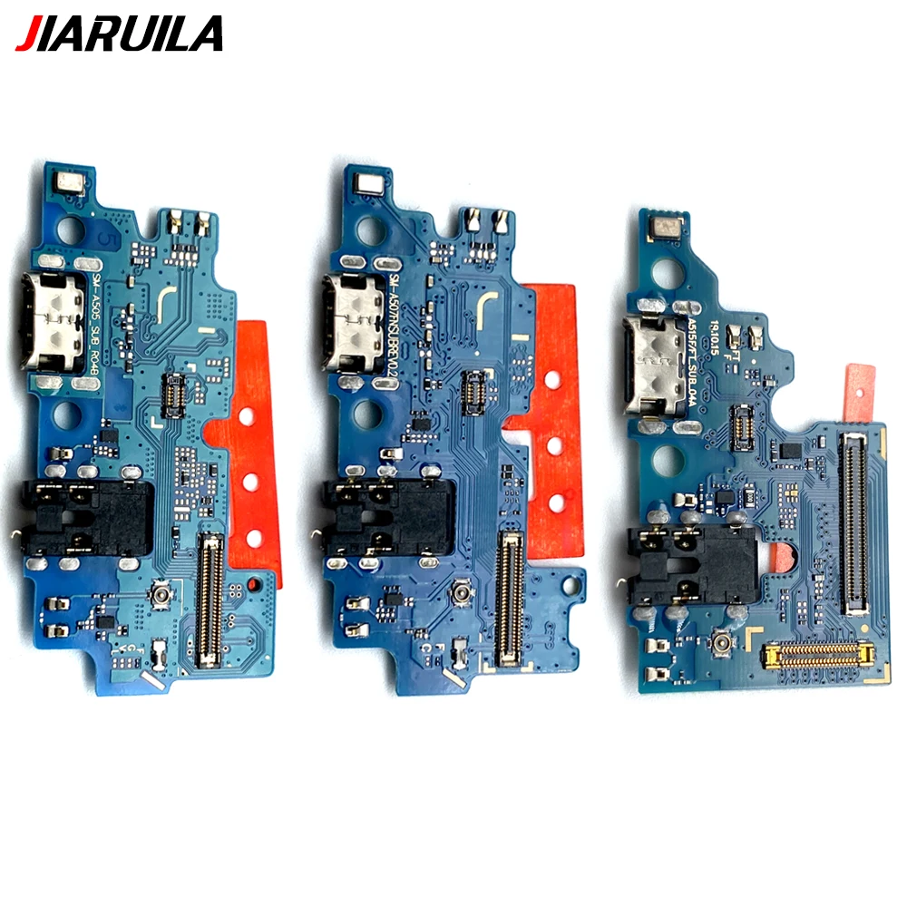 USB With Micro Charging Port Charger Dock Flex Cable With IC Microphone Board For Samsung A01 A02 A03 A10 A11 A12 A20 A21 A32