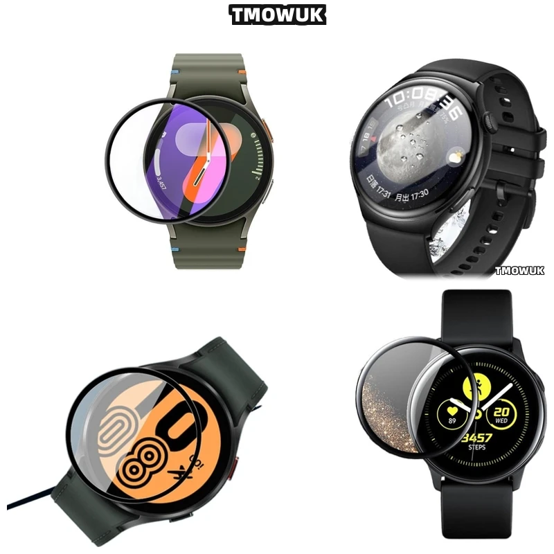

Soft Flexible Screen Protective Film With 3D Curved - For Samsung Galaxy Watch 4 5 6 7 Ultra FE PRO 47 44 43mm 40mm