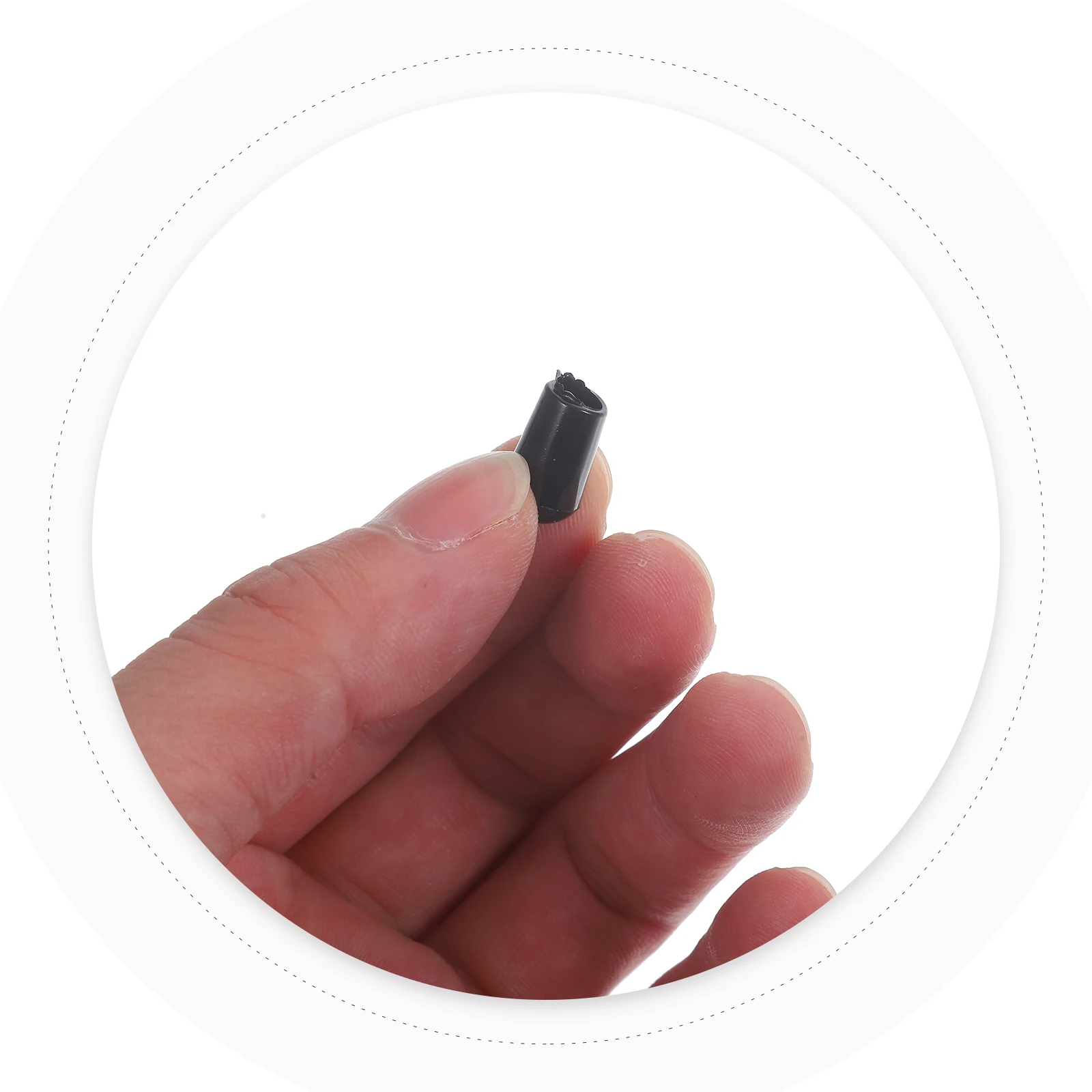 

100pcs Hanger End Caps Pvc Wire Thread Protectors Rack Tine Cover Caps Rounded Corner Easy Install Lightweight Storage