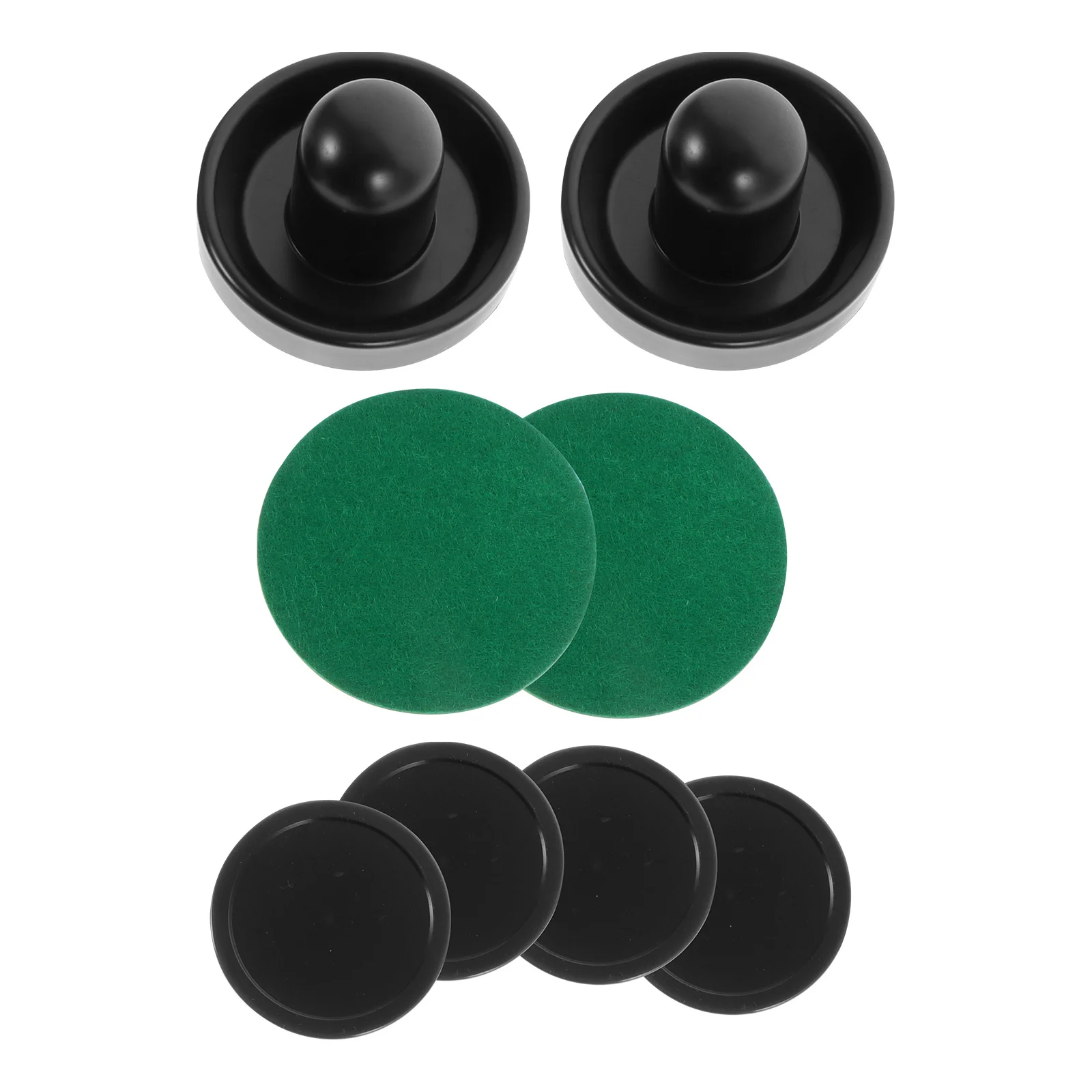 

1 set Air Pucks Mini Ice Hockey Pieces Replacement For Arcade Room Family Night Kids Play Plastic Pusher Hockey Parts