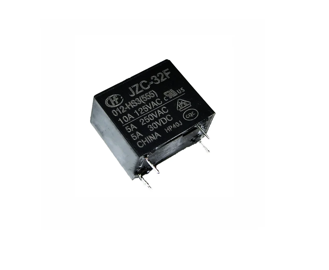 

HOT 5V relay JZC-32F-012-HS3 JZC 32F 012 HS3 JZC32F012HS3 DC12V 12VDC 12V 10A 4PIN