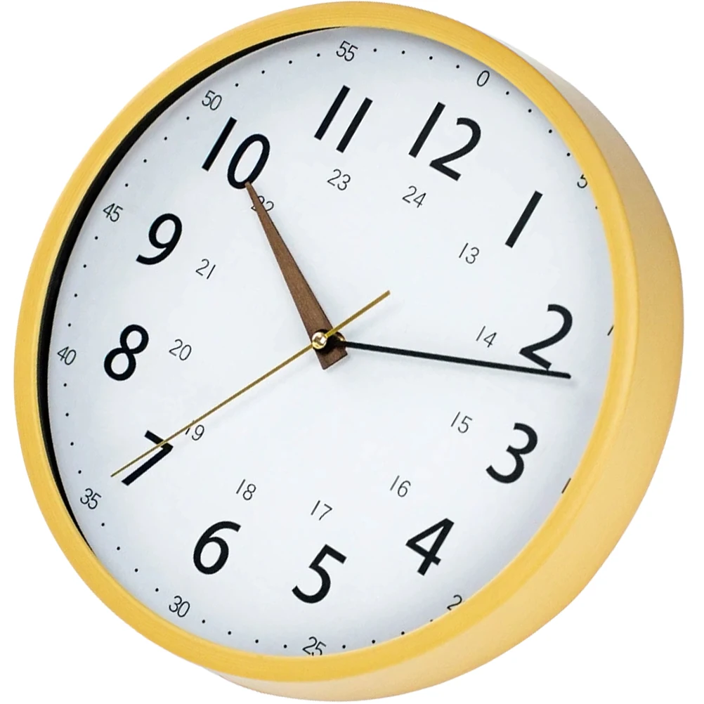 

Wooden Wall Clock Non-Ticking Silent Modern Round Decorative Hanging Clock Bedroom Living Room Round Wall Clock,