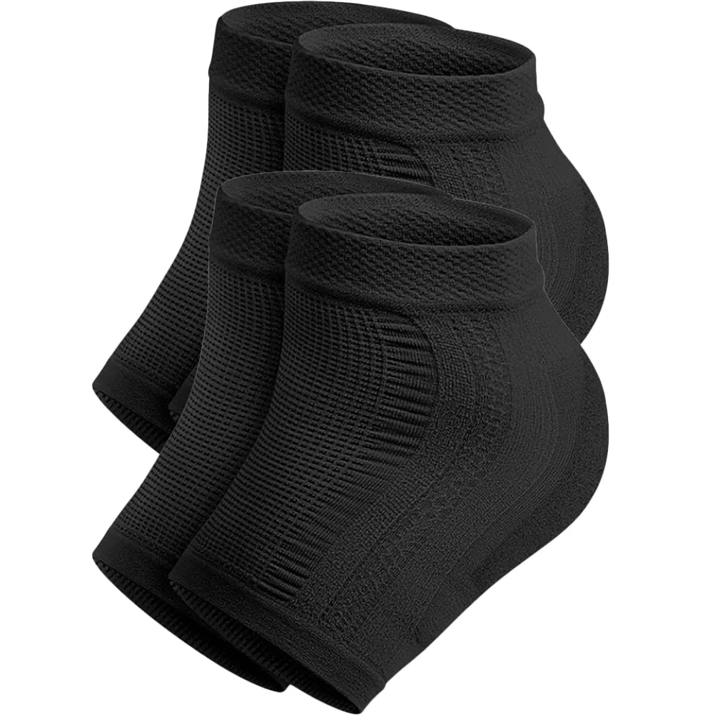 2 Pairs Heel Sock Foot Protector Vented Socks Moisturizing Portable Outdoor Winter Supplies Nylon Gel Elastic Sleeves