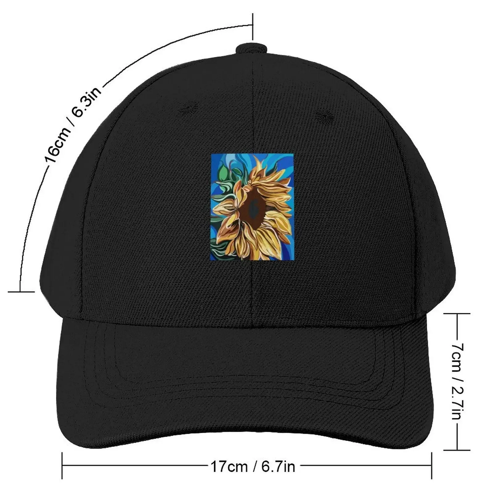 Let the Sunflowers Remind You Baseball Cap Luxury Hat summer hat Dropshipping Men's Luxury Women's