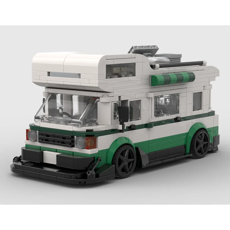 577-Piece Outdoor Camping RV Model (MOC) – Creative Educational Building Block Gift for Kids