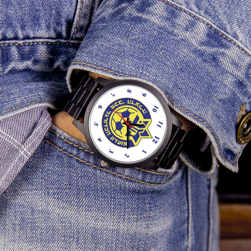 مروحة 45/38 هدية ساعات رجالية للجنسين ساعة نادي أسود فضي تذكارية لكرة القدم ذهبي وردي للجنسين إلكترونيات