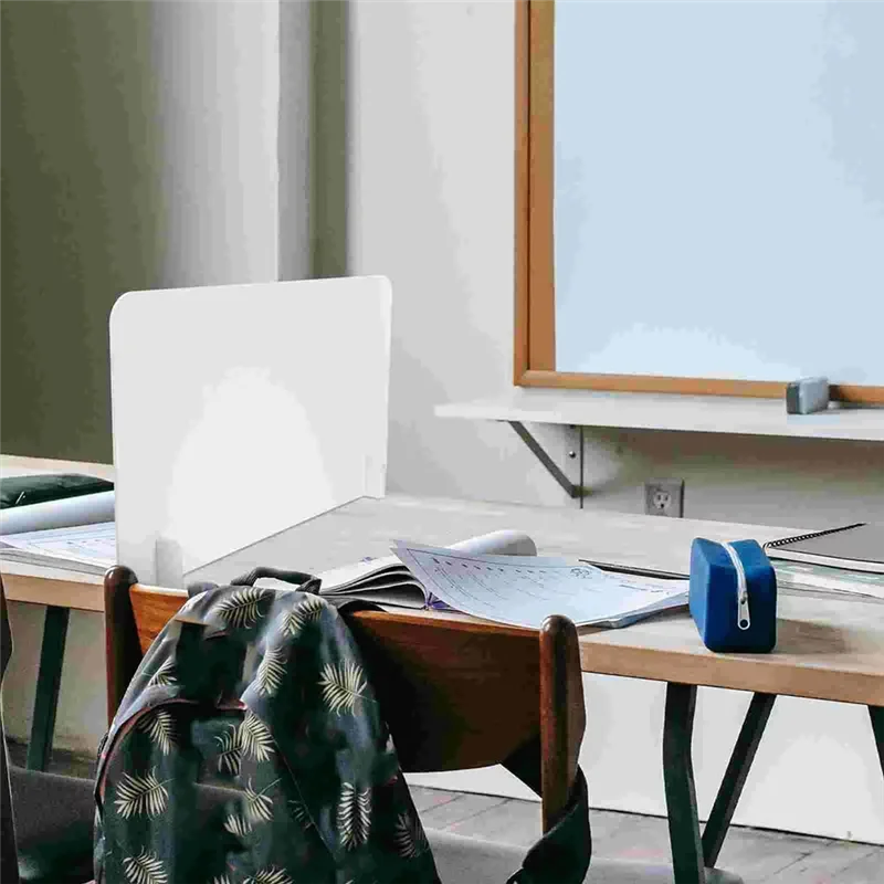 ABKS-Desktop Partition Board Guard Indoor Room Dividers Desk Trifold Display Board Table Privacy Panel Separate Partition
