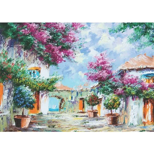 Sharp Color 1000 Piece Jigsaw Puzzle Mediterranean Gardens 260386