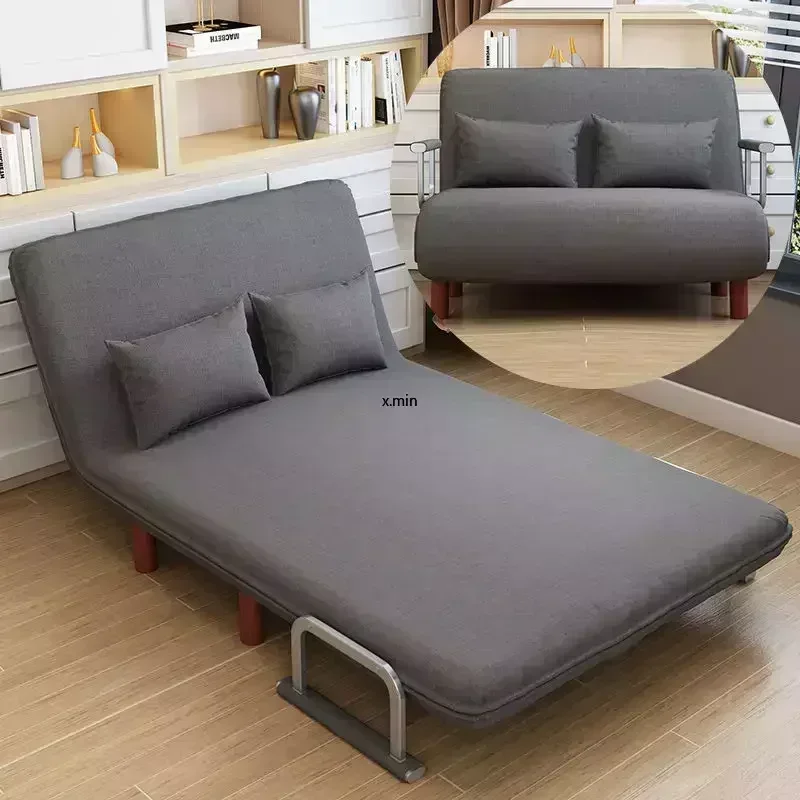 Simple Folding Sofa Small Family Simple Bed and Apartment Reclining Chair Single Lounge Chair Luxury Modern Folding Sofa Bed