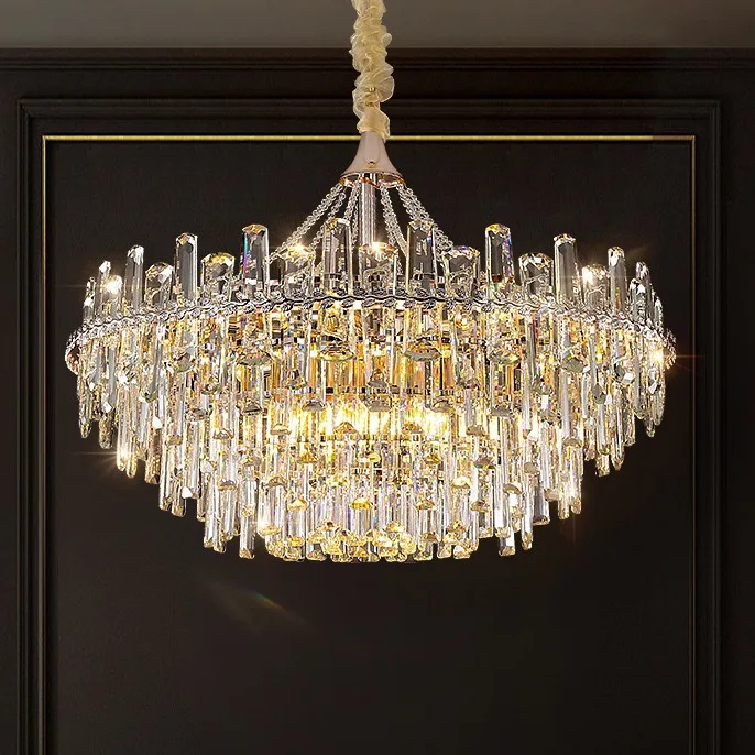 

Light luxury living room lamp, modern dining room lamp, bedroom lamp, K9 crystal chandelier