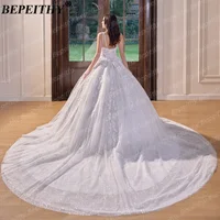 BEPEITHY Customizd V Neck Princess Wedding Dresses For Women 2026 Plus Size Bride Glitter Ball Gown Bridal Vestidos De Novia - Image 3