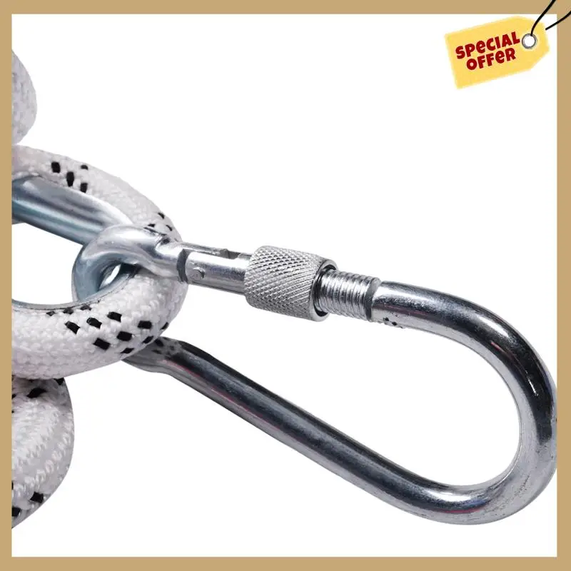 أداء مستقر-6.5Ft سلم مرن حبل سلم معزول سلم الإنقاذ سلم تسلق الصخور المضادة للانزلاق الهندسة حبل Lad