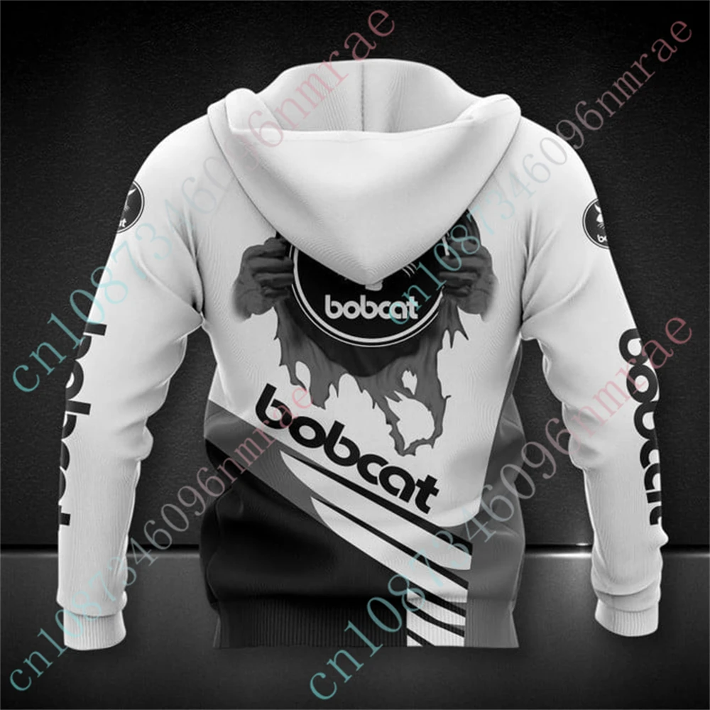 Bobcat Zip Hoodies Anime Hoodies For Men Women Harajuku 3D Printing Pullover Top Casual Sweatshirt Unisex Clothing Custom Logo