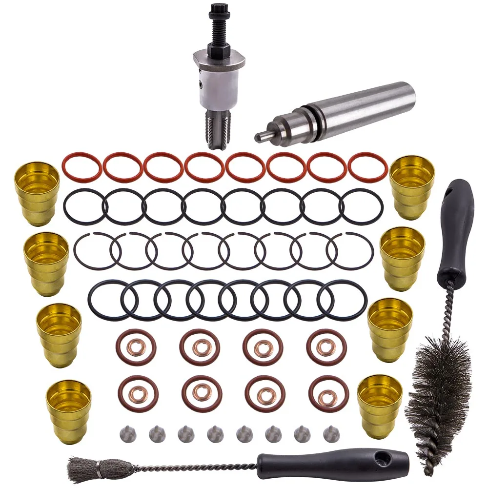 MaXpeedingrods Fuel Injector Sleeve Cup Removal Installer Remove Tool Kit For Ford 7.3L 1994-2003 XC3Z9229AB 1823492C97