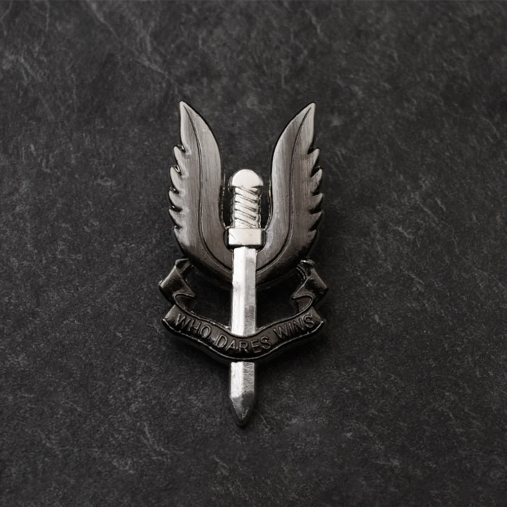 

UK British Special Air Service SAS Badge Pin Who Dares Wins Souvenir Medal Cockade Brooch