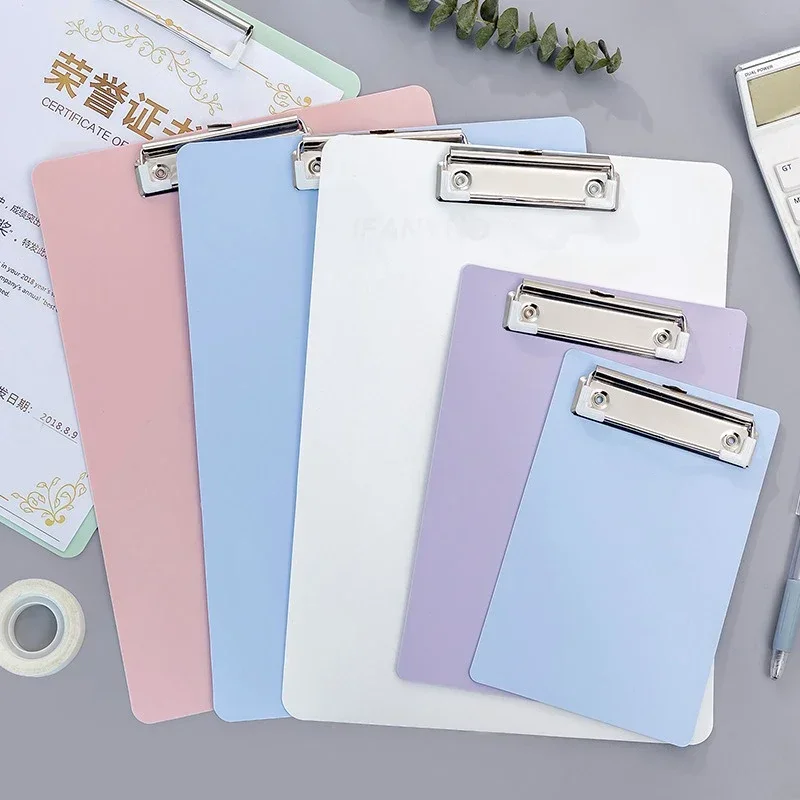 A4/A5/A6 Folder Board Storage Clipboard Memo Pad Clip Notebook File Portable Writing Clamps Paper Holder Office School Supplies