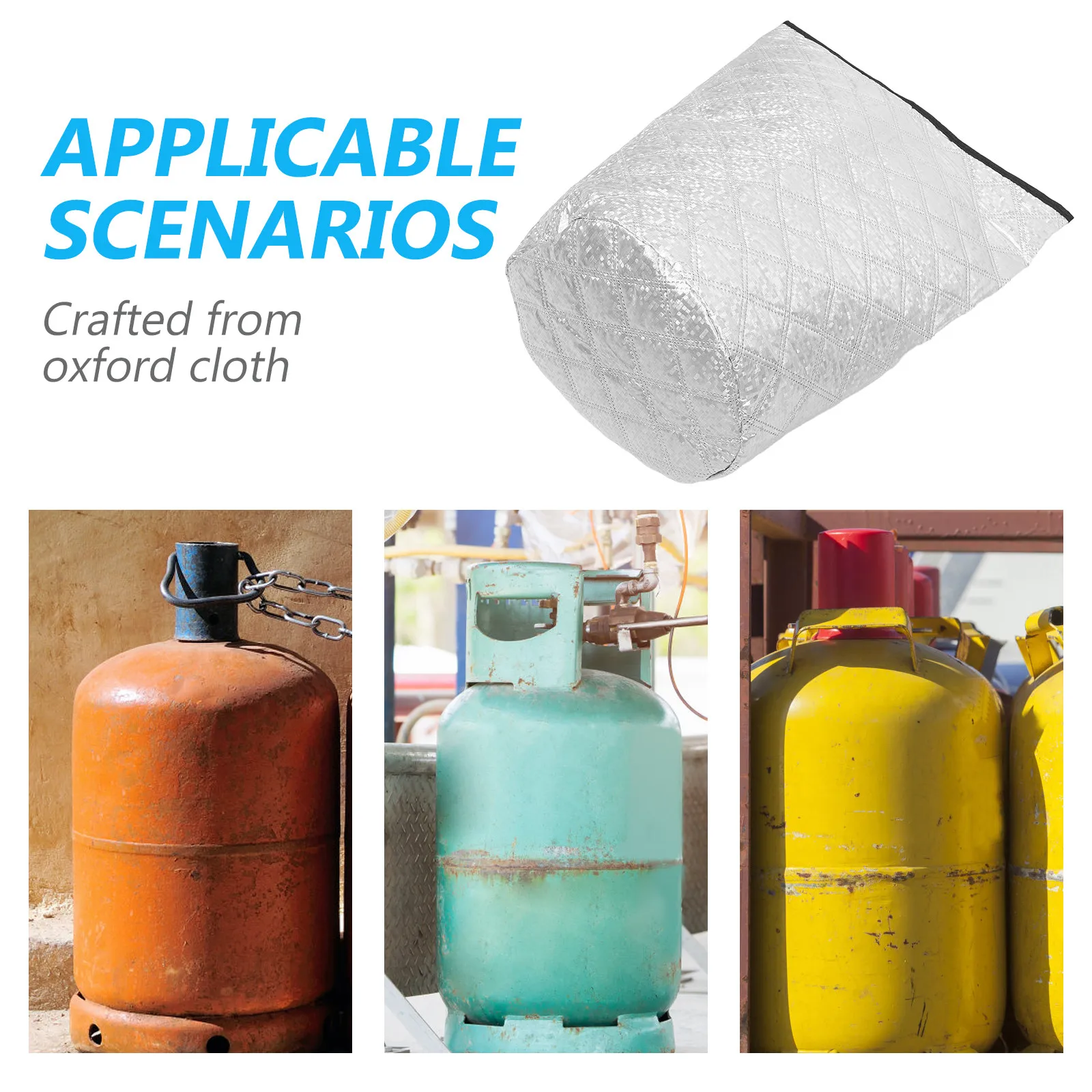 Insulated Propane Cover Oxford Cloth Waterproof Gas Cylinder Protector Camping Rv Patio Outdoor Gas Canister Cover