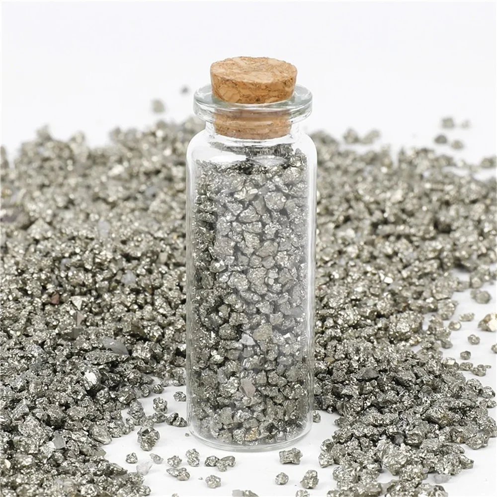 Natural Stone Pyrite Chips Gravels Raw Gold Chalcopyrite Crystals Healing Mineral Reiki DIY