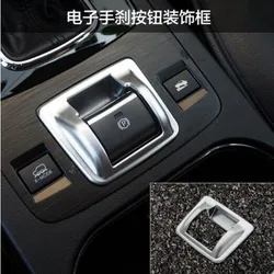 Car Electronic handbrake Button Decoration Sticker Cover Case For Subaru Outback Legacy 2015 2016 car styling auto accessories