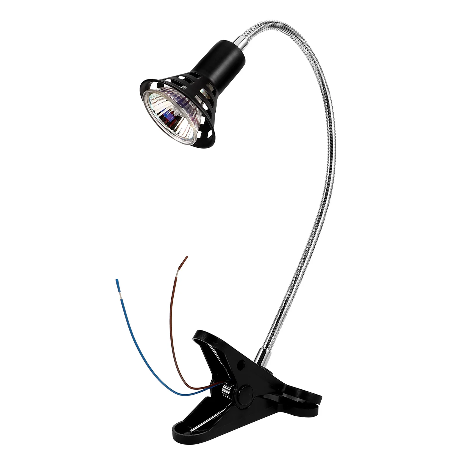 

Cabinet Spotlight Jewelry Showcase Small Rotatable Clamp Design Space Saving Durable Smooth Surface No Burr Adjustable Angle