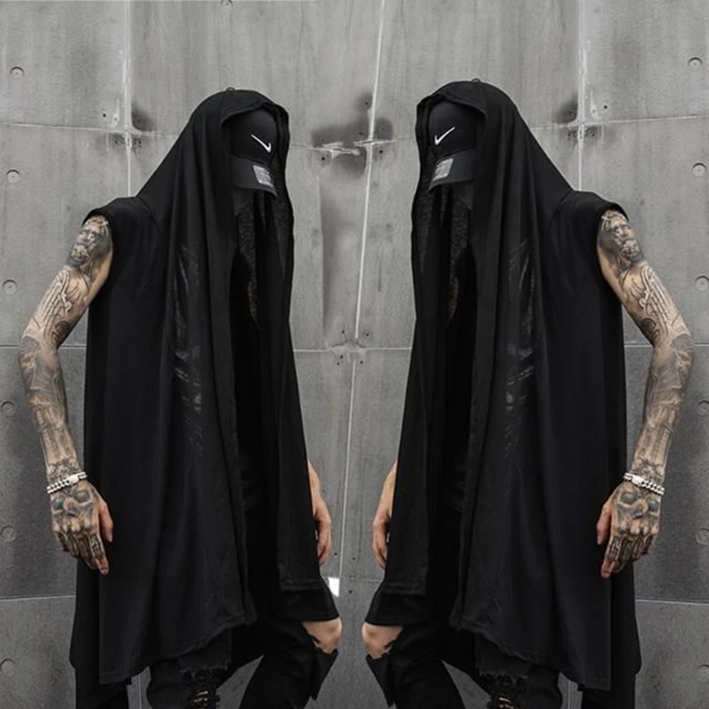 

Новая летняя мужская однотонная безрукавка-кардиган в американском ретро-стиле, модная, трендовая, в уличном стиле, свободного кроя, повседневная, нишевая мужская верхняя одежда