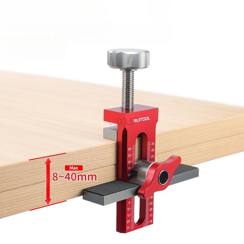 Professional Woodworking Aluminum Alloy Cabinet Door Installation Three in One Adjustable Rebound Guide Leveling System Tools